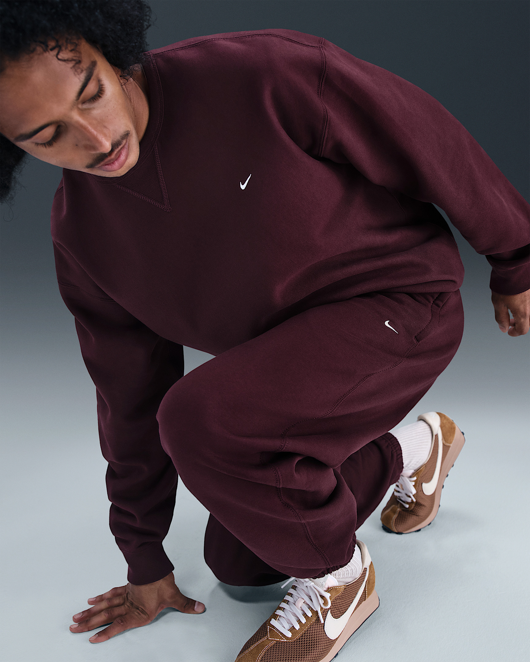 Nike Solo Swoosh Men's Cuffed Fleece Pants - 5