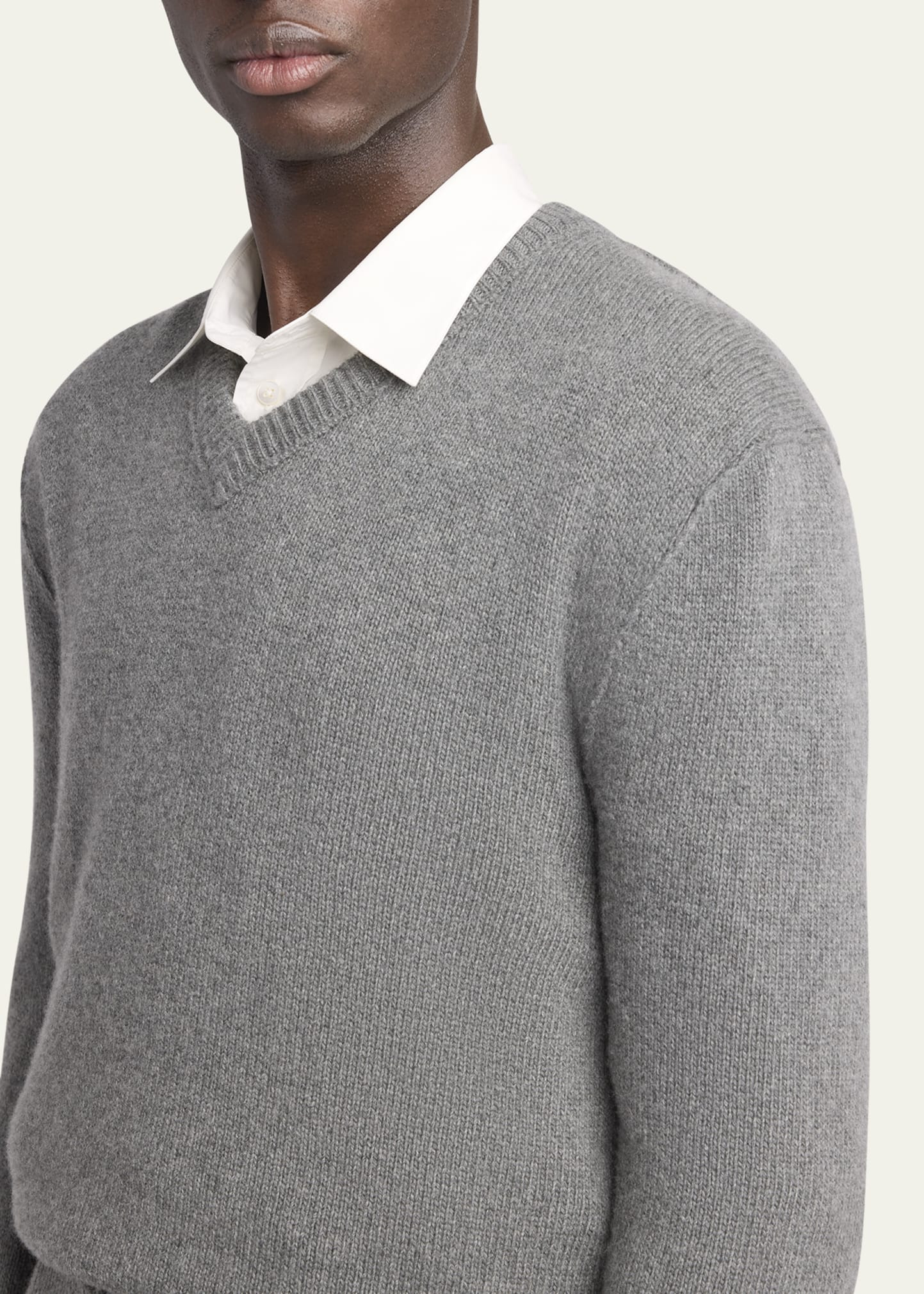 Men's Horik Cashmere V-Neck Sweater - 5