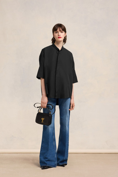 AMI Paris Oversize Shirt With Mao Collar outlook