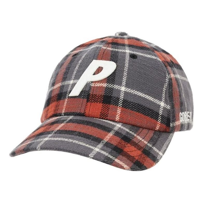 Palace Gore-Tex Plaid 6-Panel Cap 'Red' P23H183 - 1