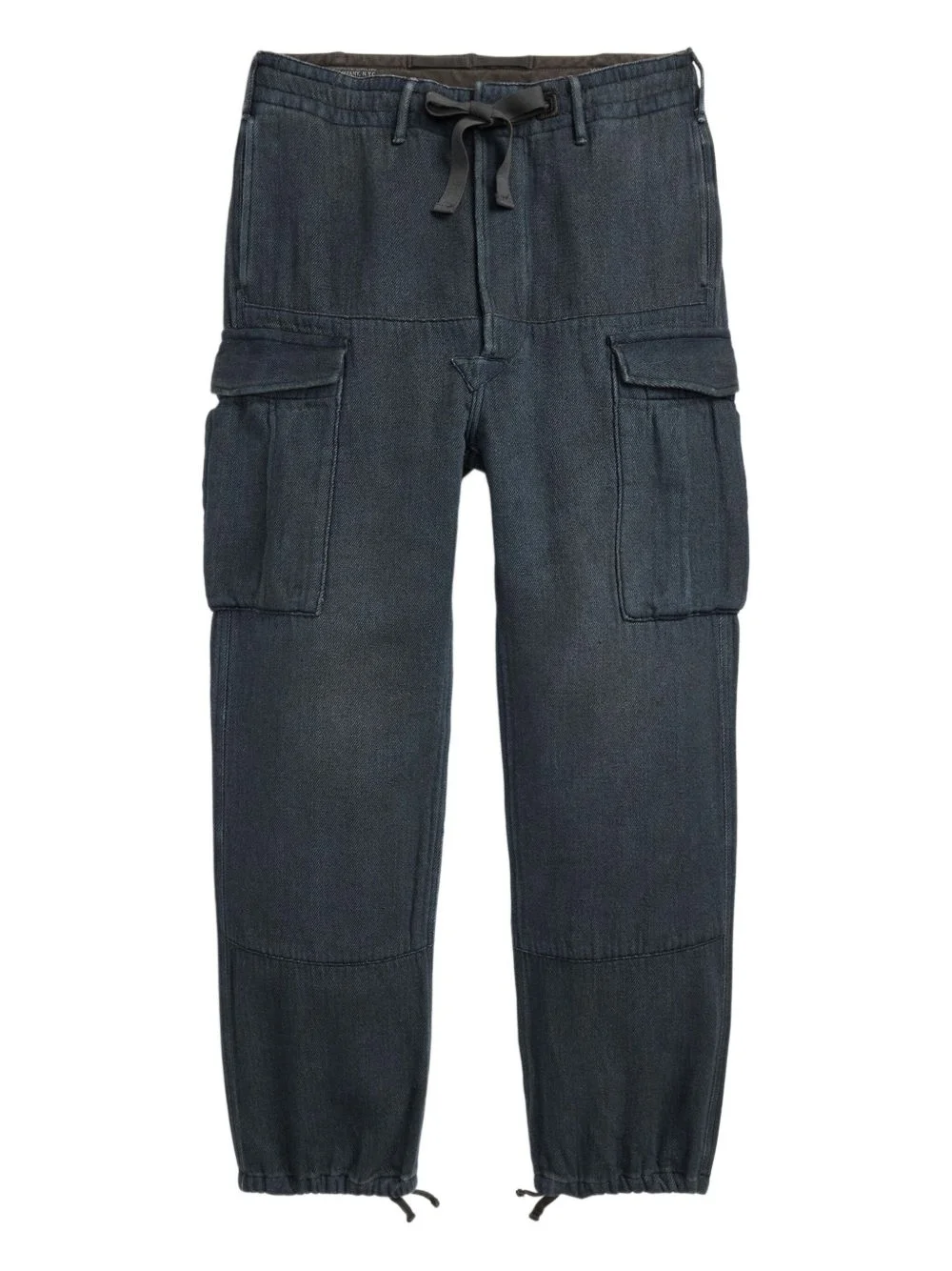 drawstring cargo trousers - 1