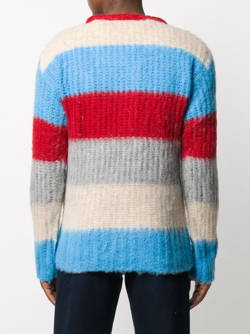 stripe knit jumper - 5