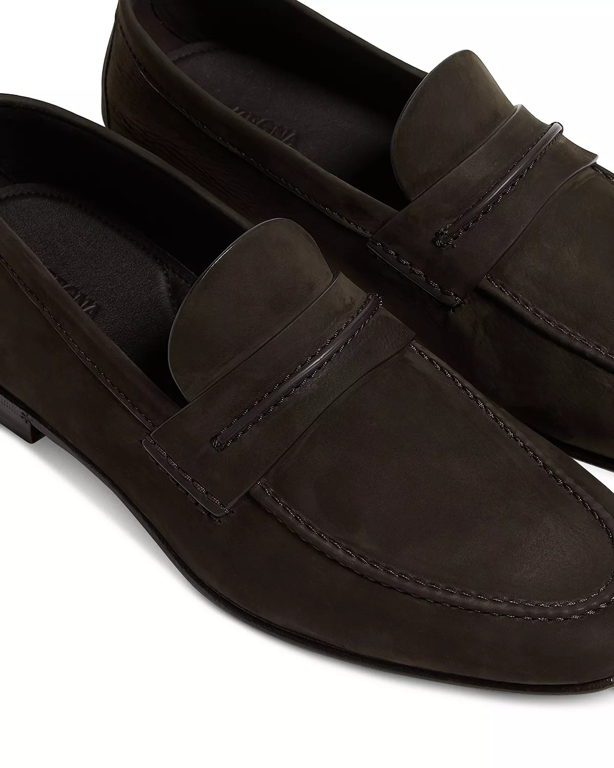 SECONDSKIN Leather Mocassin Loafers - 5