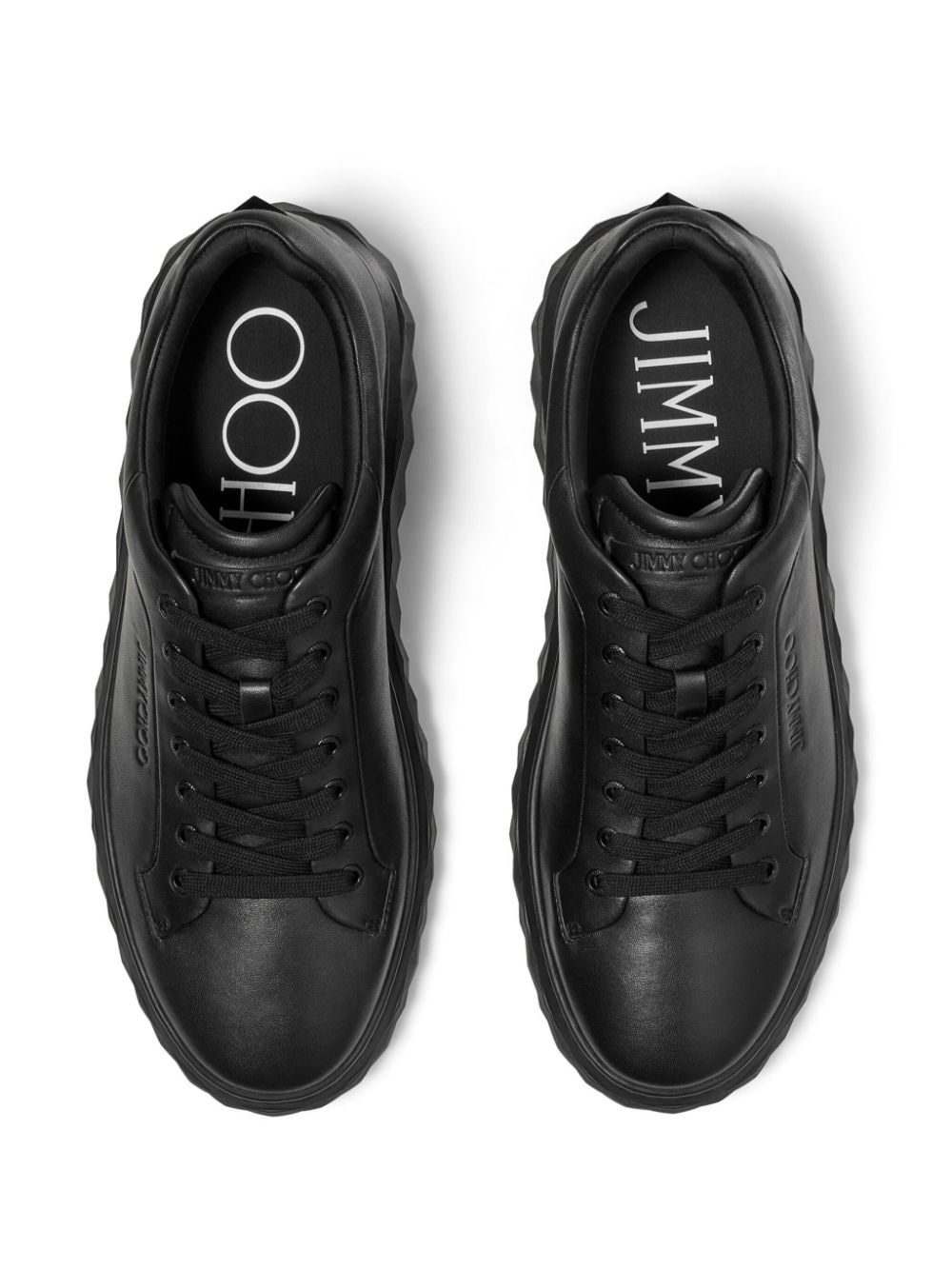 Diamond Maxi leather sneakers - 4