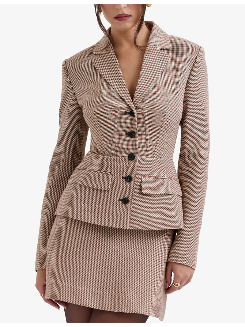 Buckingham Hourglass Slim-Fit Stretch-Woven Jacket 5