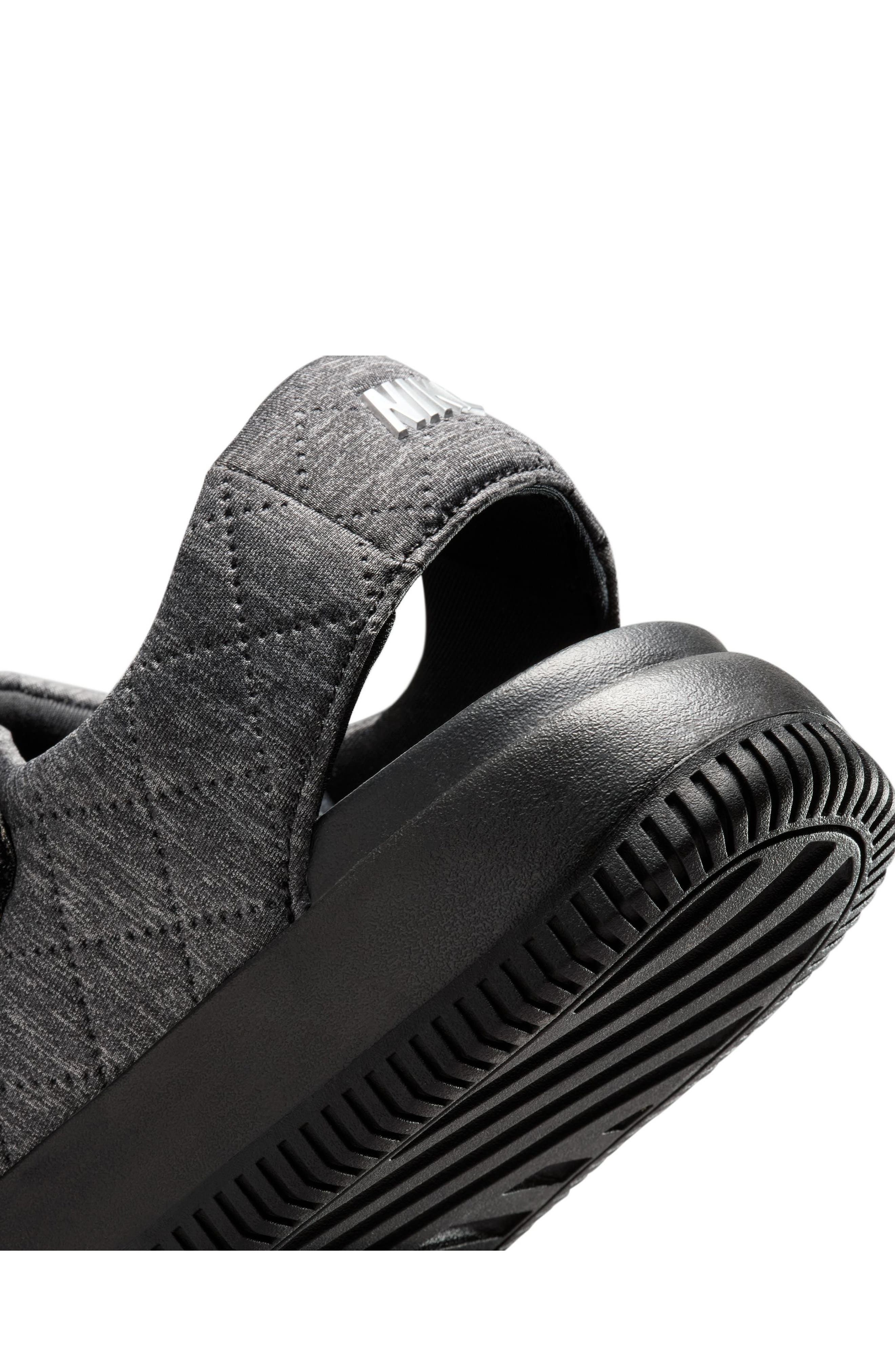 Nike Calm SE Sandal in Black/Silver/Black at Nordstrom - 7
