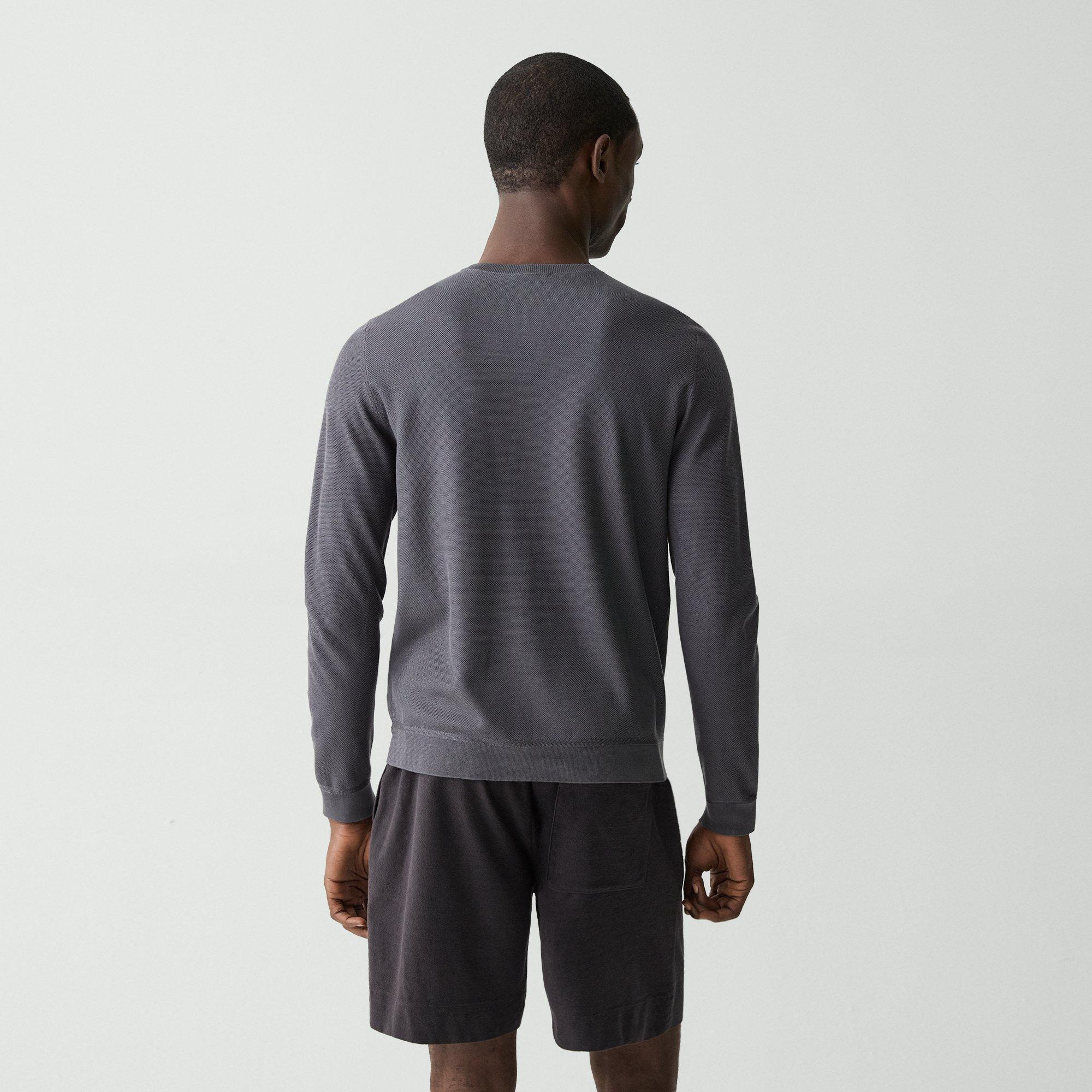 Crewneck Sweatshirt in Silk-Cotton - 4