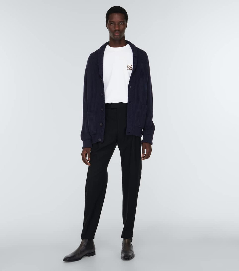 Berluti Embroidered cotton T-shirt outlook