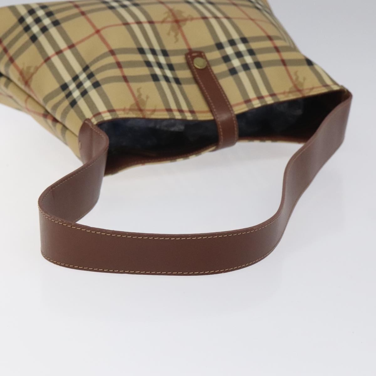 Burberry Nova Check Shoulder Bag Pvc Beige - 7