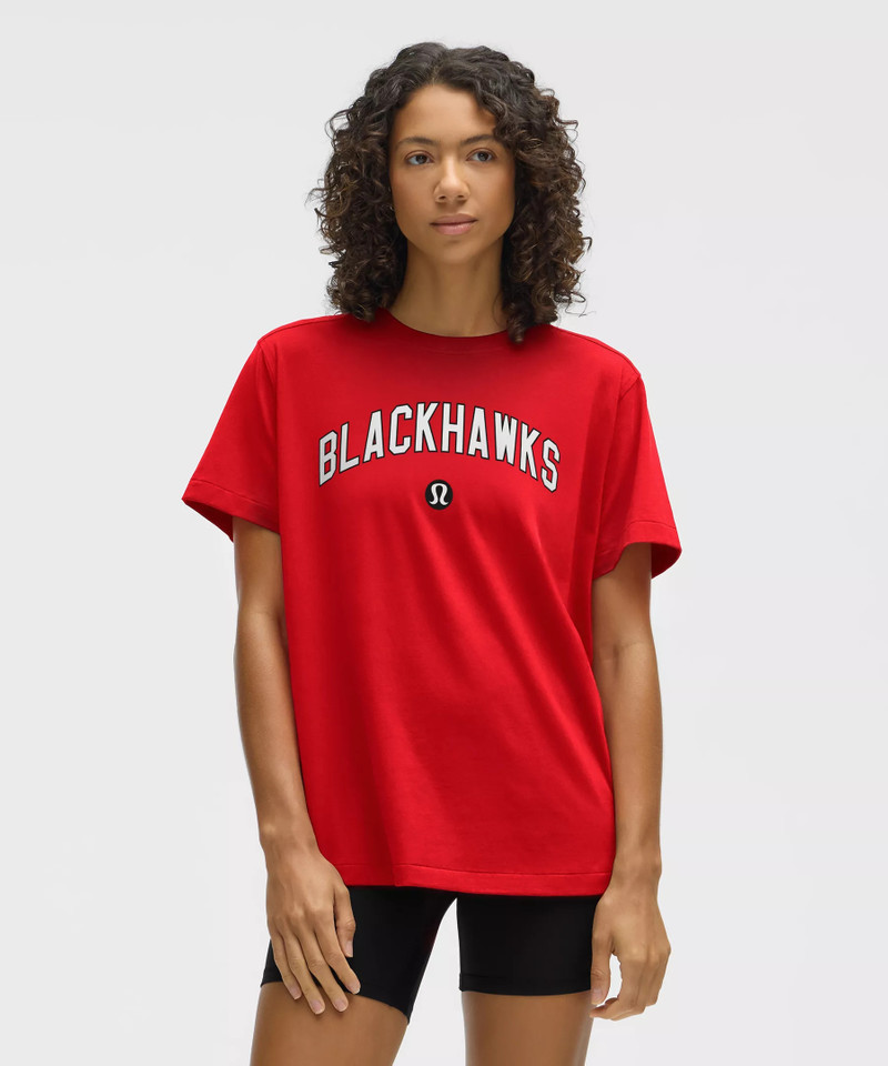 All Yours Organic Cotton Crewneck T-Shirt *Chicago Blackhawks 1