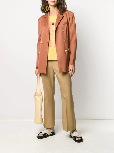 Marni button tabs straight trousers outlook