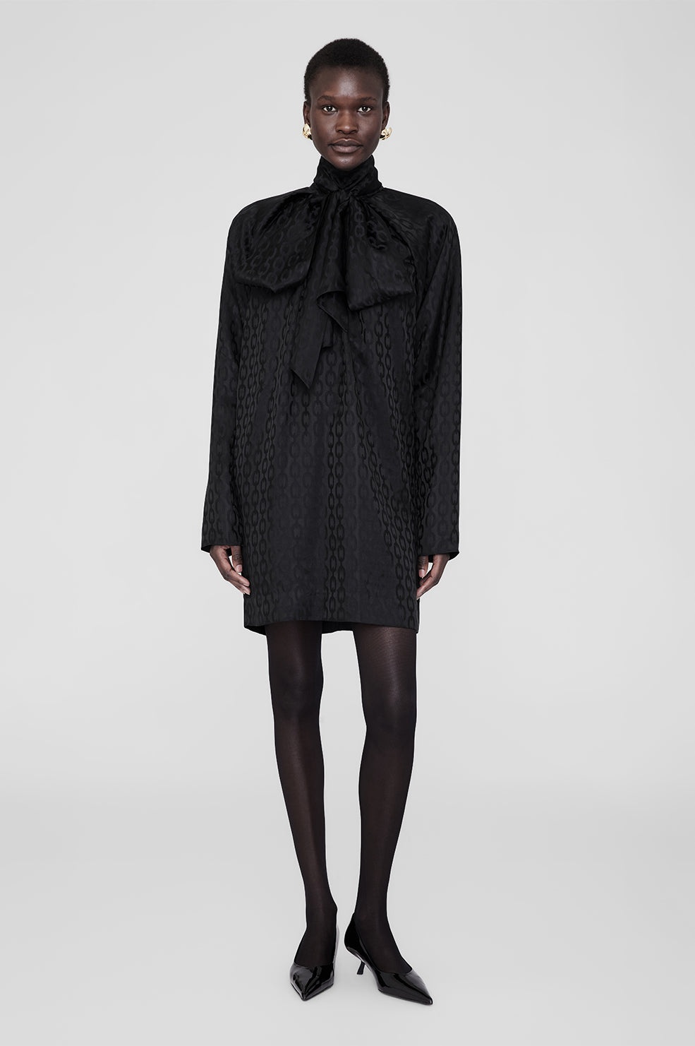 Rachel Dress - Black Link - 5