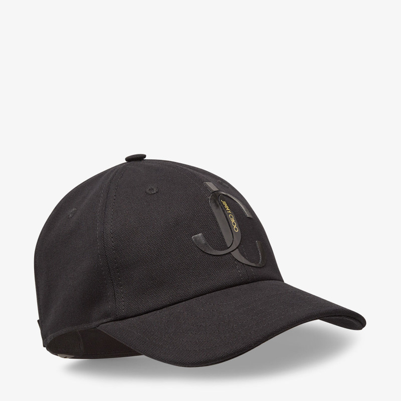 JIMMY CHOO Paxy
Black Cotton Baseball Cap with Shiny JC Monogram outlook
