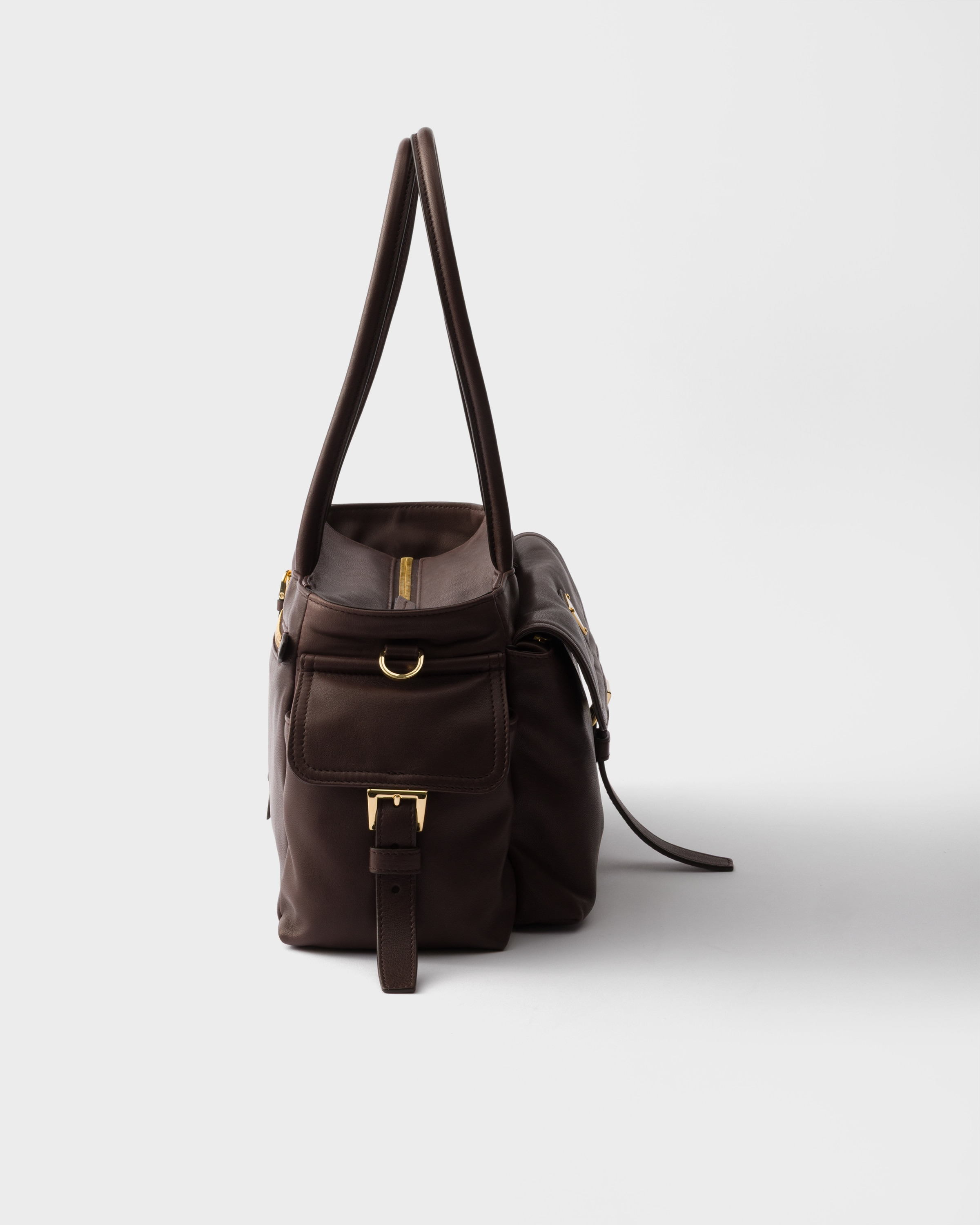 Medium Prada Explore nappa leather tote bag - 6