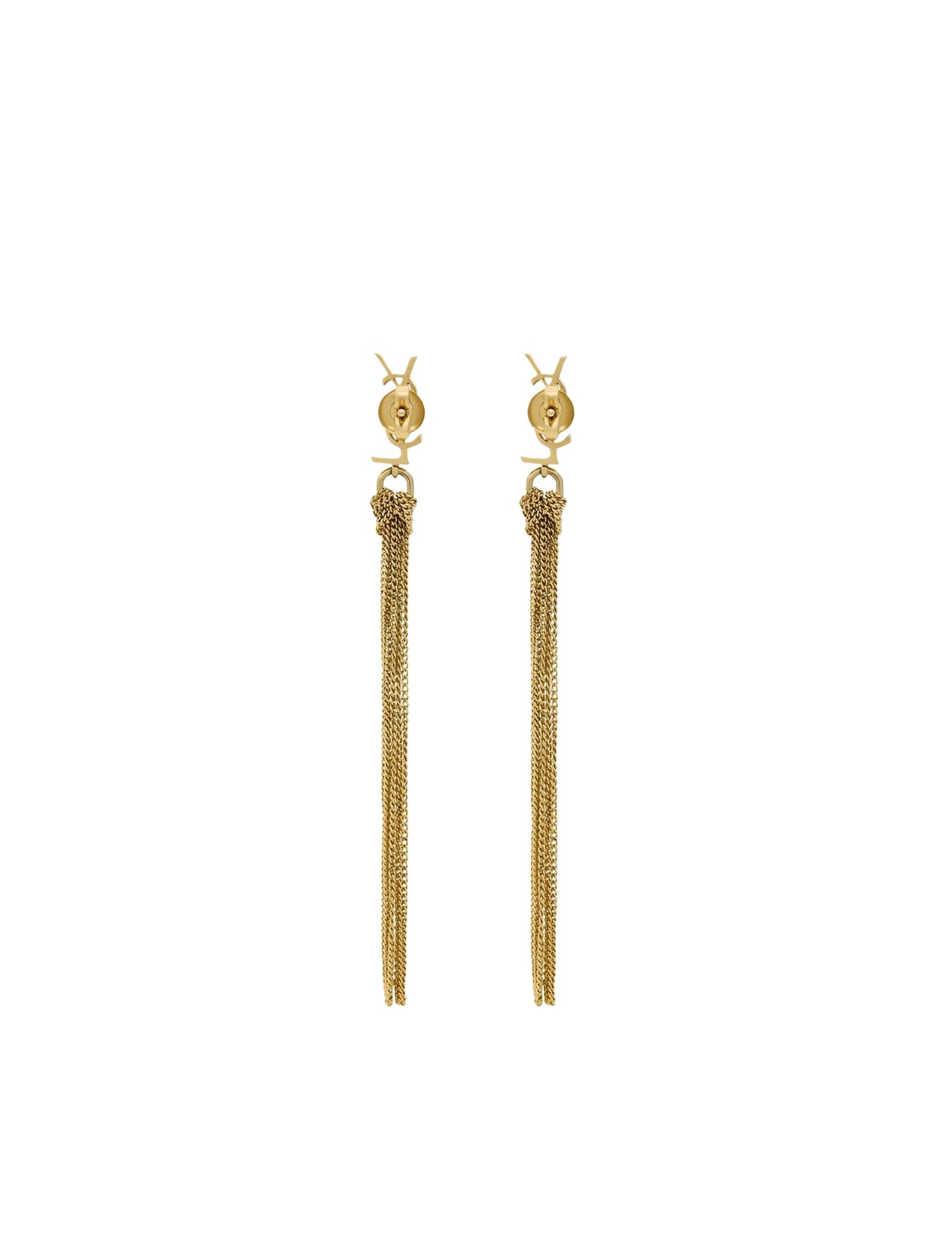METAL EARRINGS WITH CASSANDRE TASSEL - 2