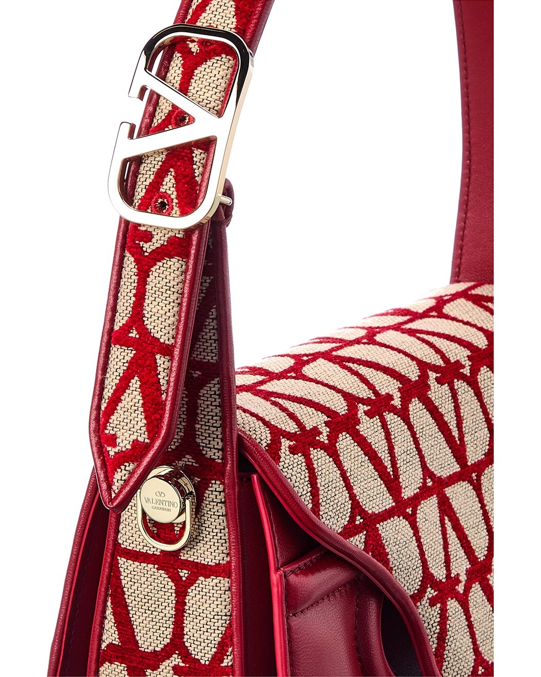 Valentino Toile Iconographe Le Grand Deuxieme Petite Leather Shoulder Bag - 3