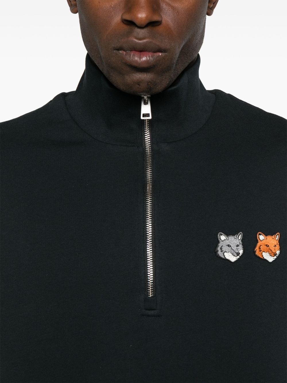 Fox Head half-zip sweatshirt - 5