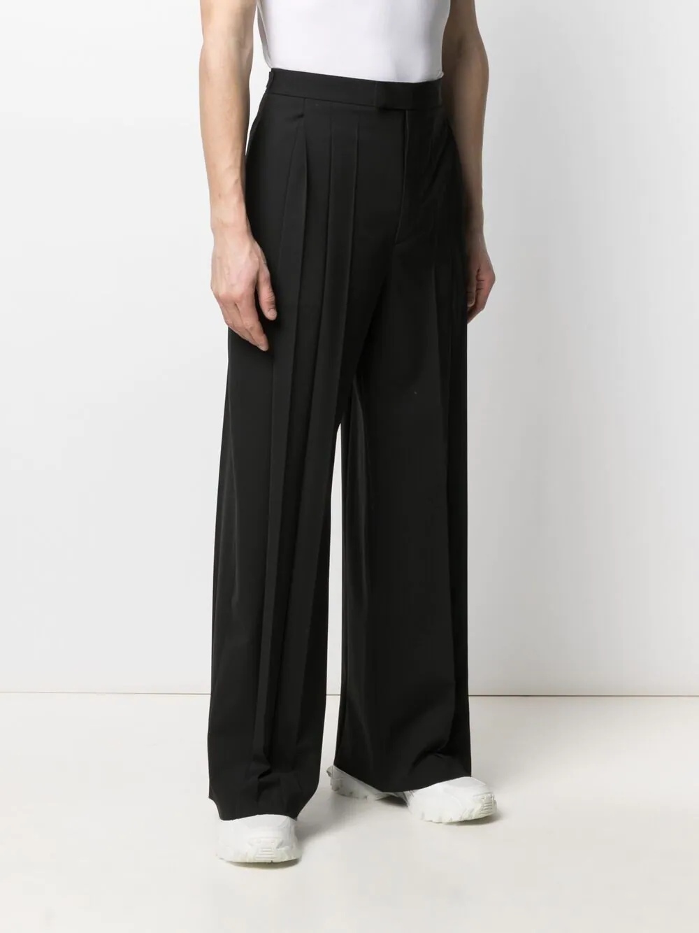 tailored wide-leg trousers - 3
