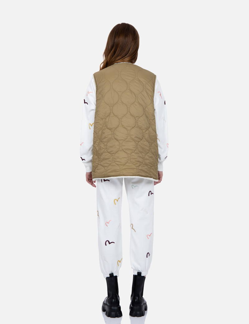 EVISU ONION QUILTED REVERSIBLE VEST JACKET outlook