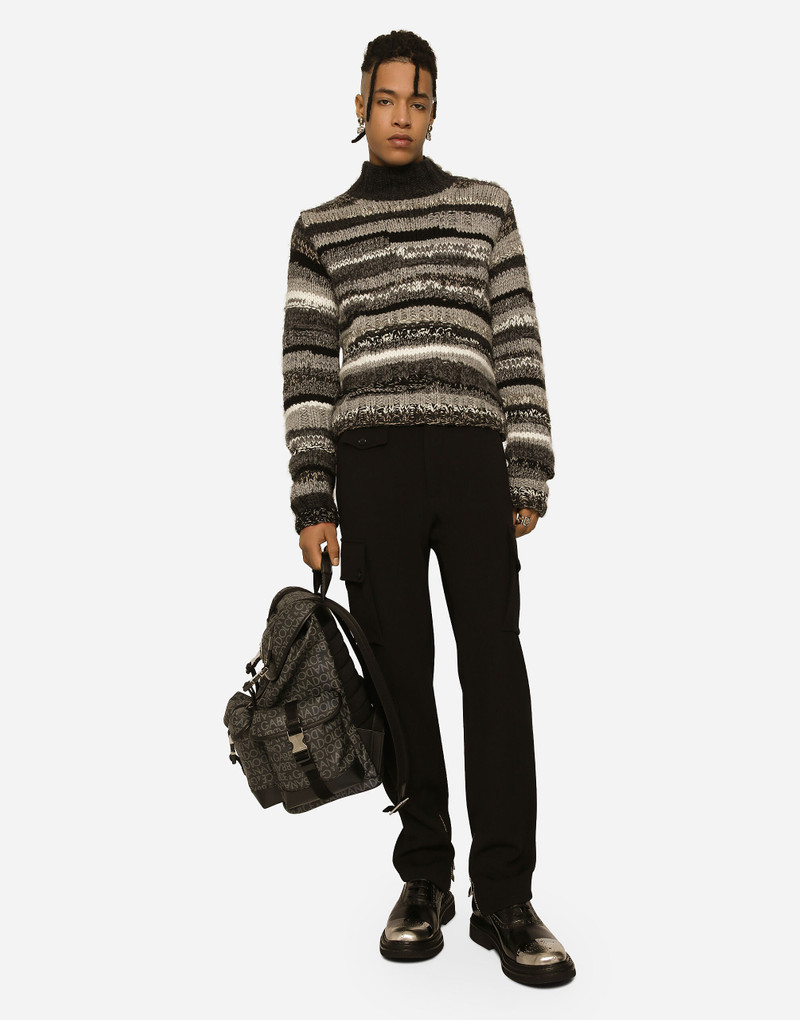 Dolce & Gabbana Coated jacquard backpack outlook