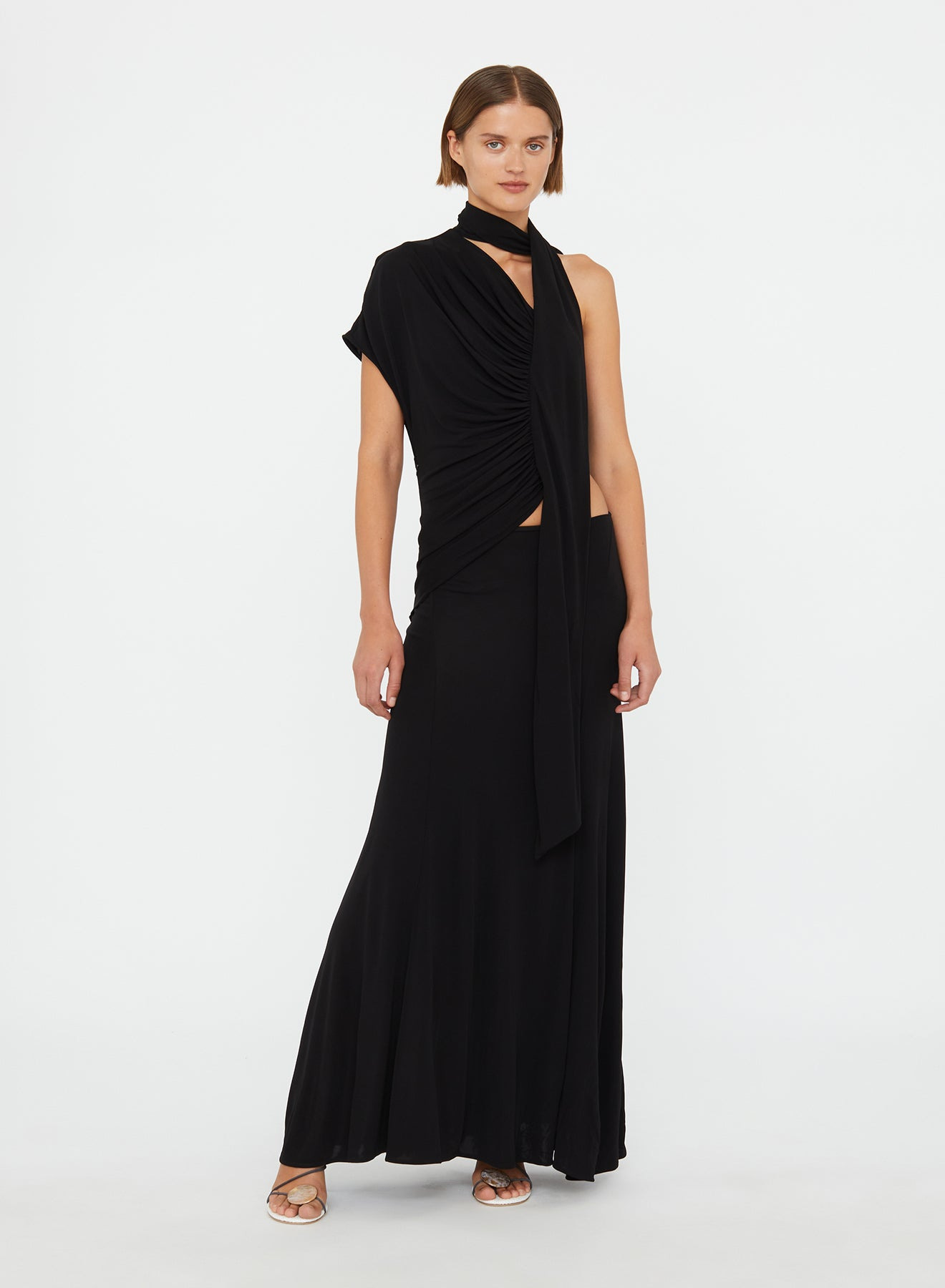 Vienna Jersey Scarf Dress - 4