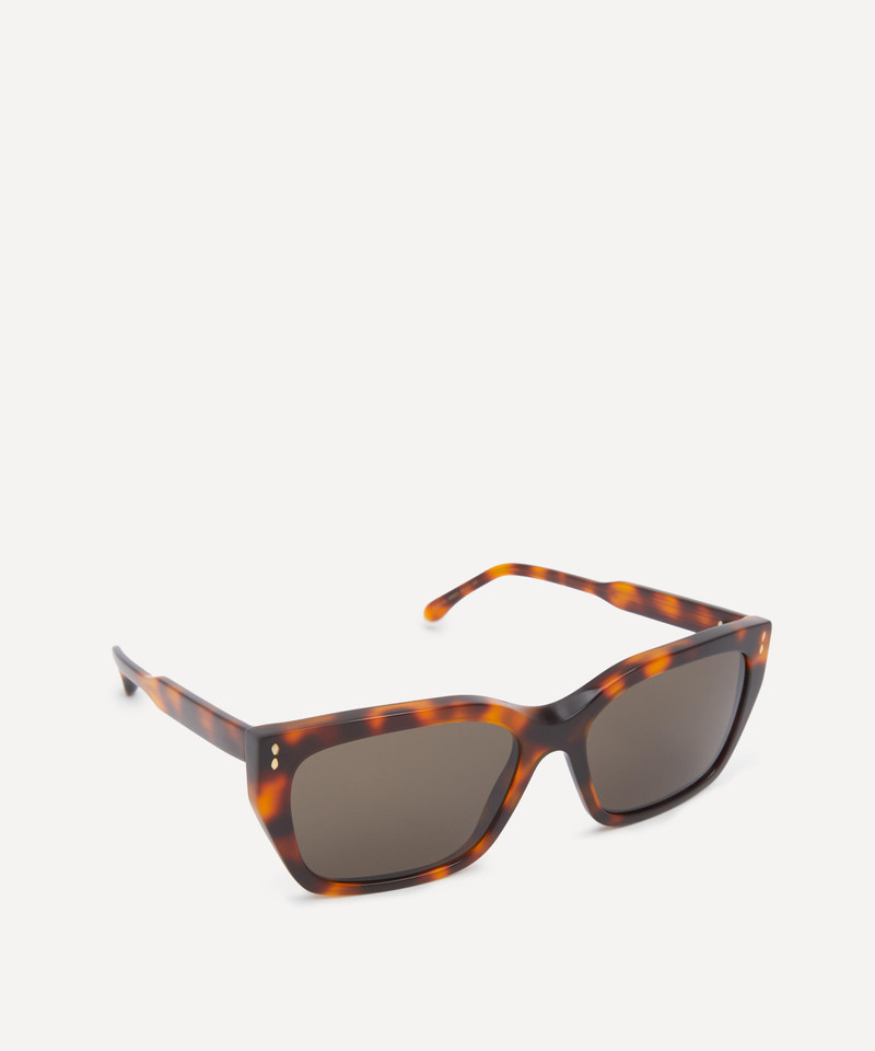 Isabel Marant Havana Acetate Square Sunglasses outlook