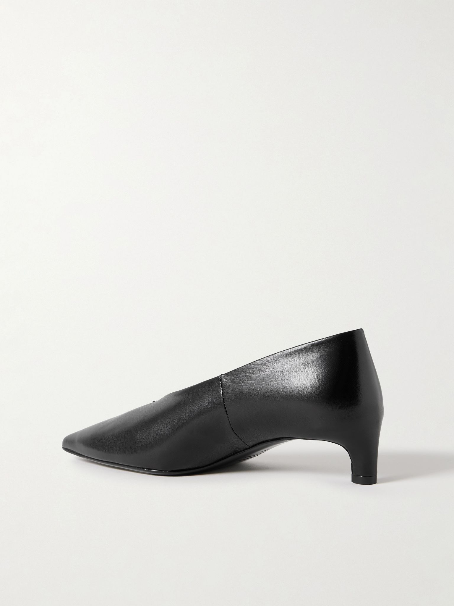 Glossed-leather pumps Black - 3