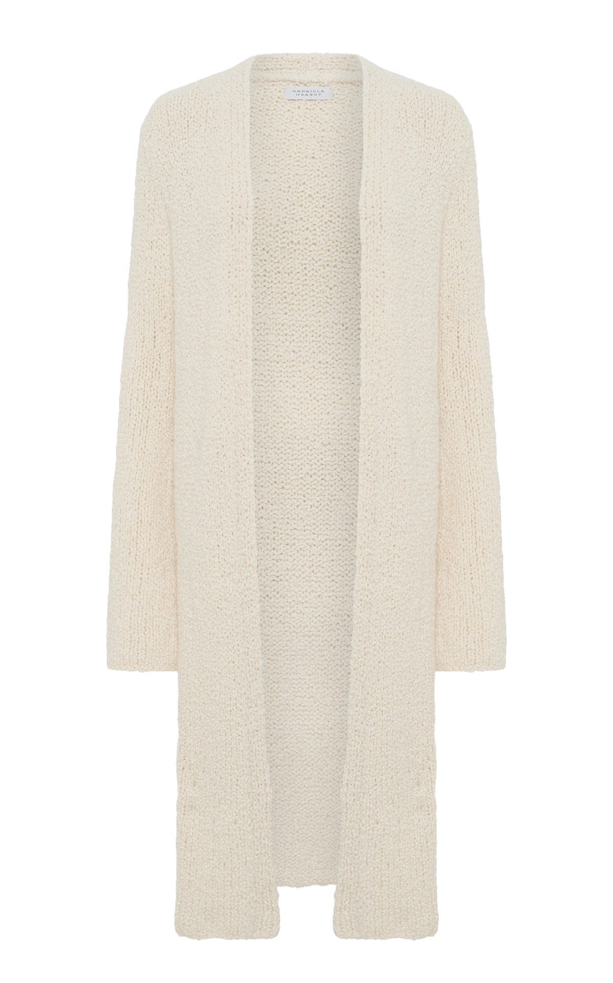 Uxia Knit Cardigan in Ivory Cashmere Boucle - 1