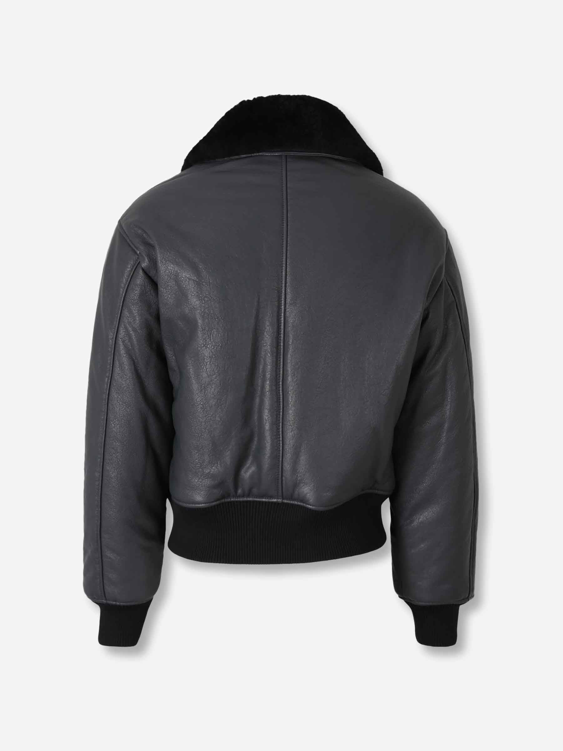 LAMBSKIN BOMBER JACKET - 2