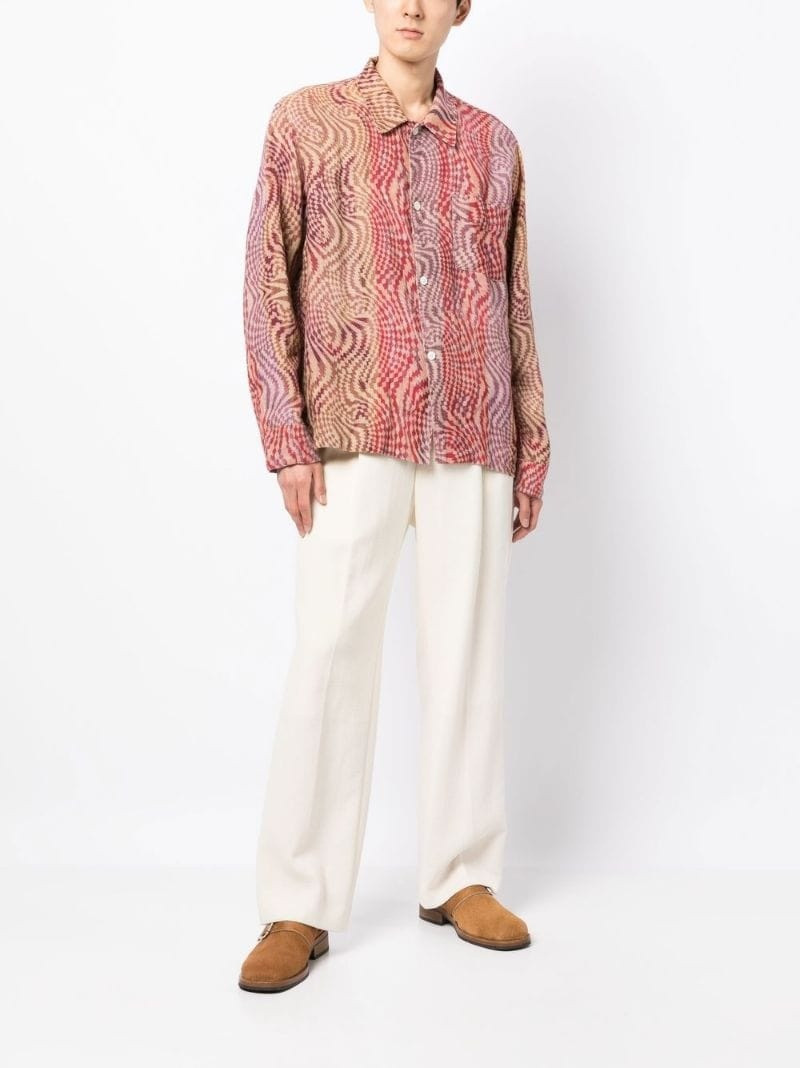 Our Legacy Jazz Hypnosis-print shirt outlook