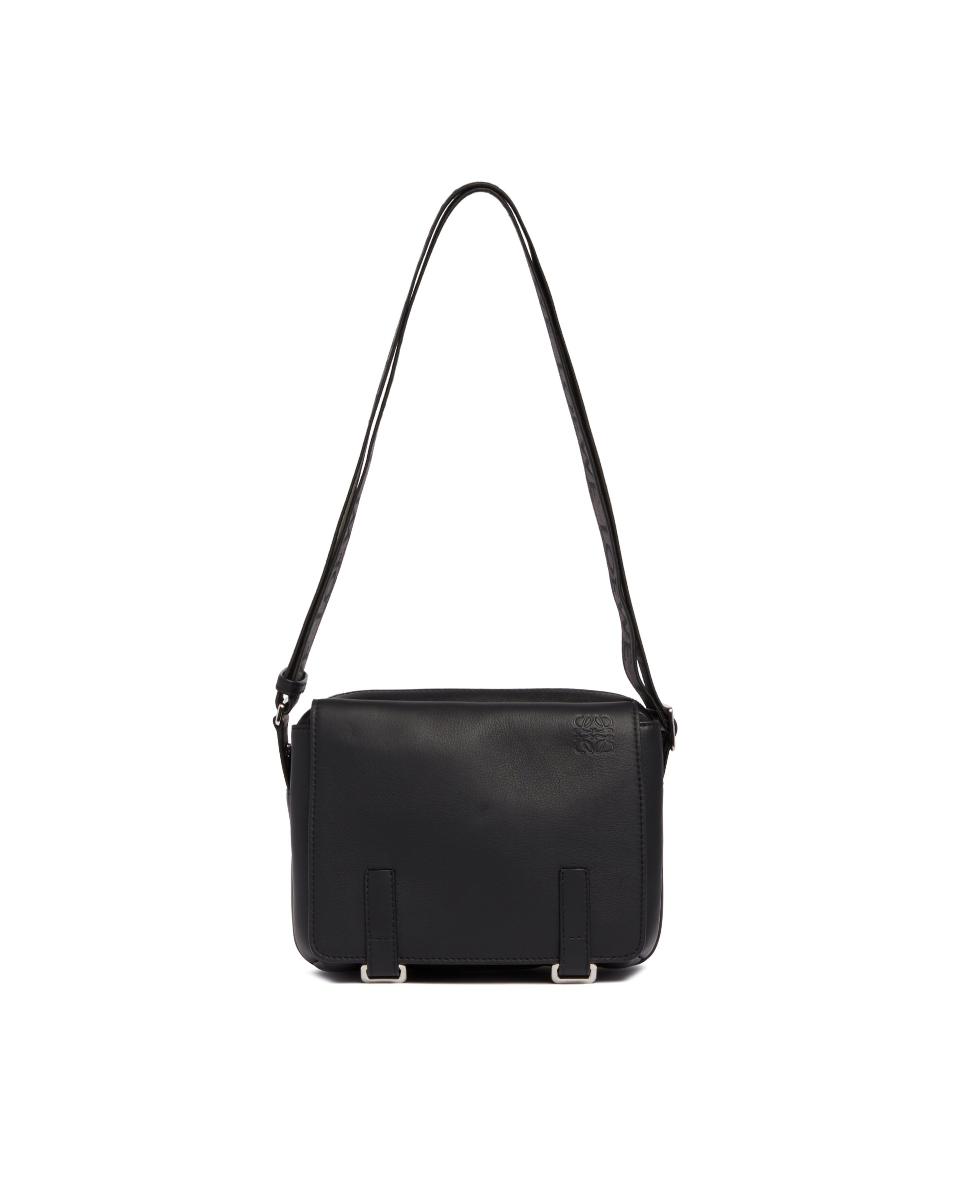 Black XS Military Messenger Bag - 3