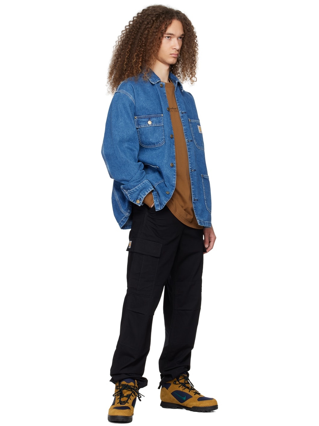 Black Regular Cargo Pants - 4