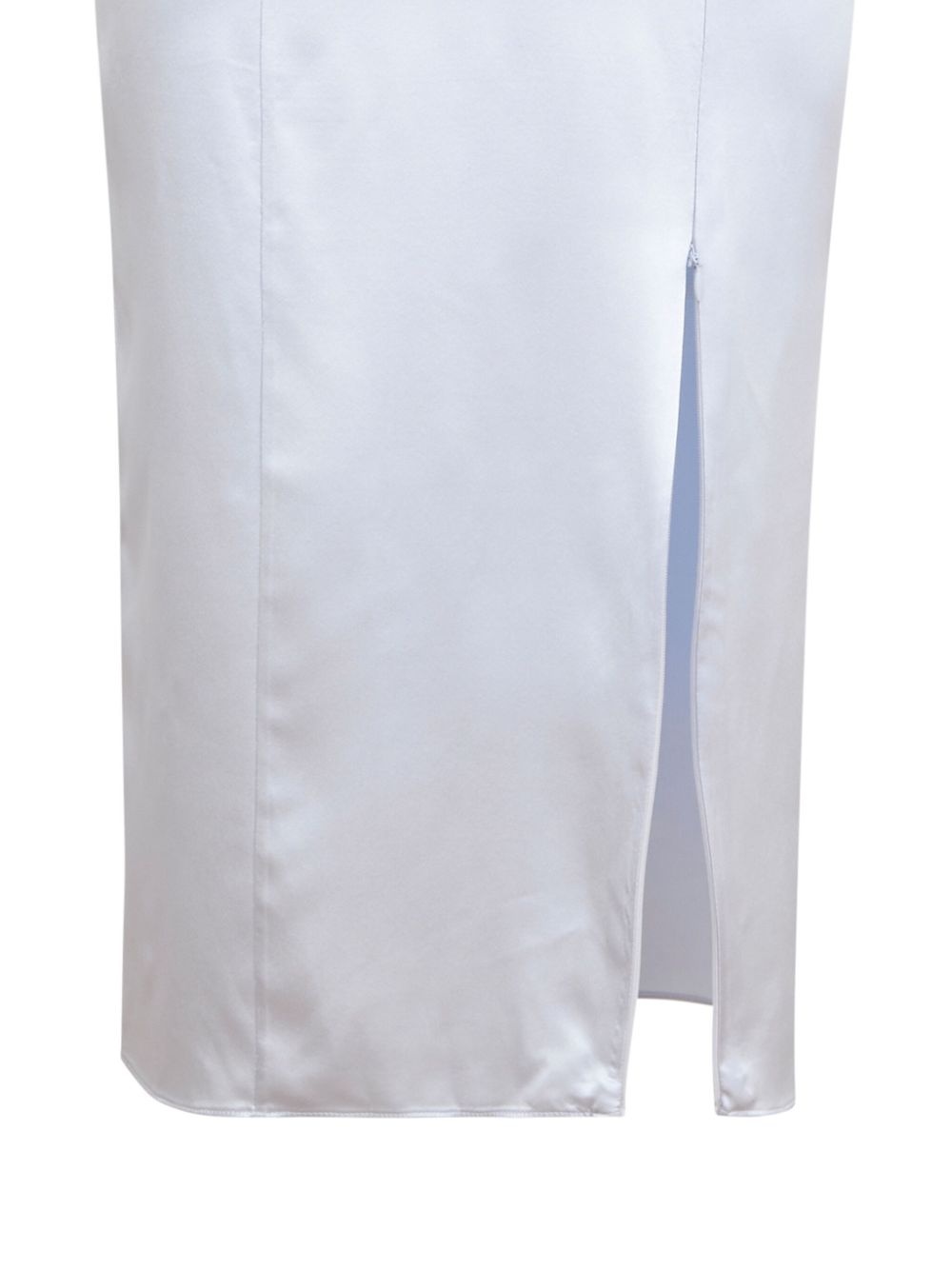 front-slit slip dress - 2