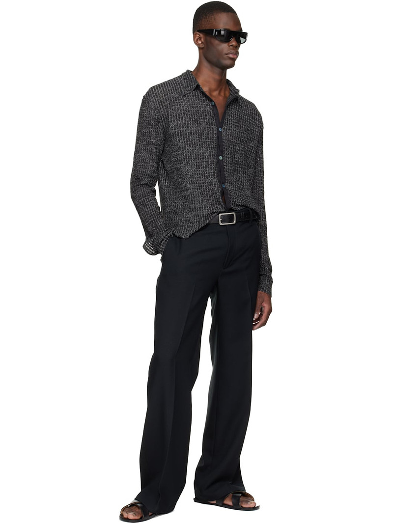 Stockholm Surfboard Club Black Tailored Bootcut Trousers outlook