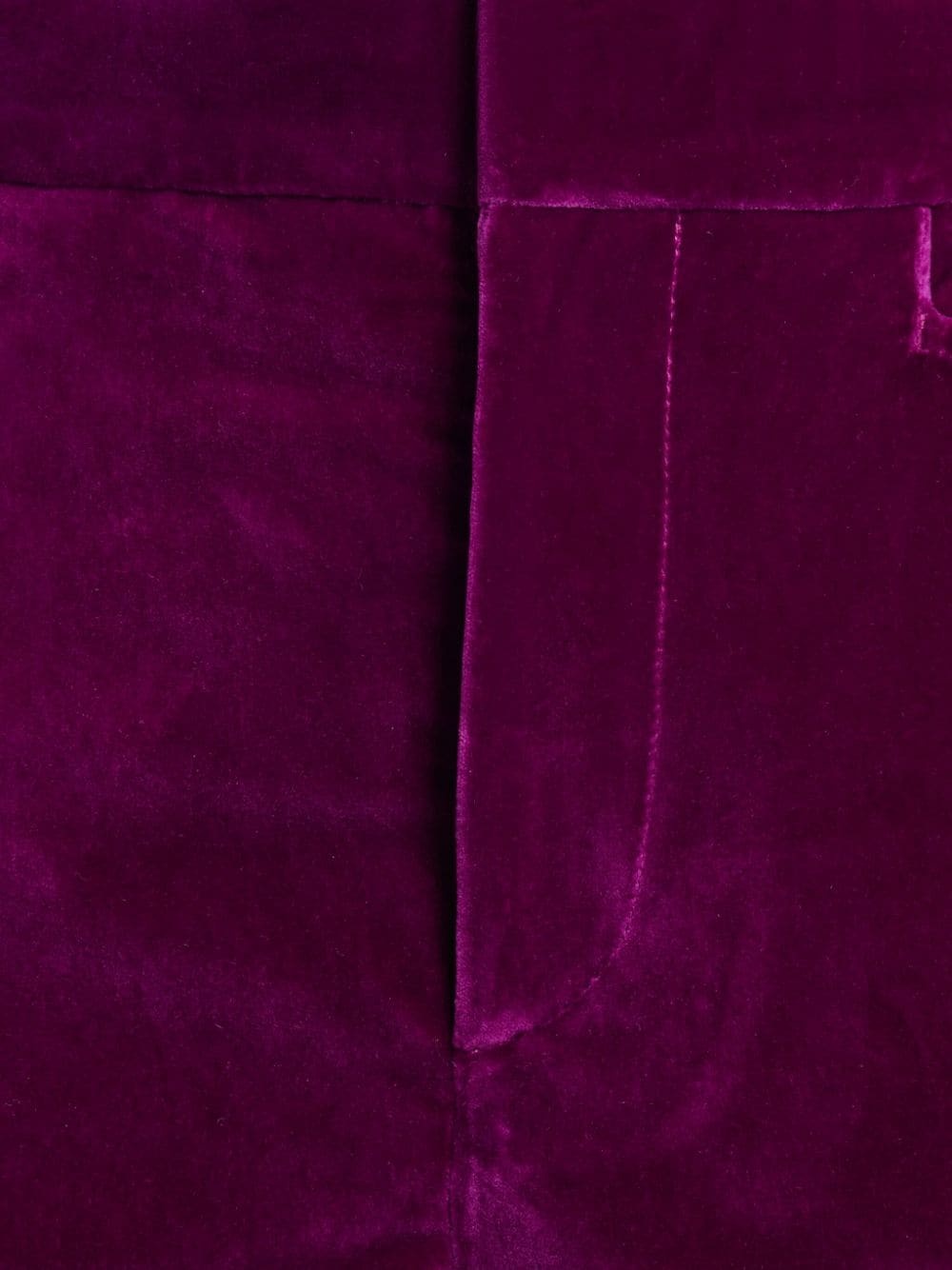 velvet flare trousers - 5