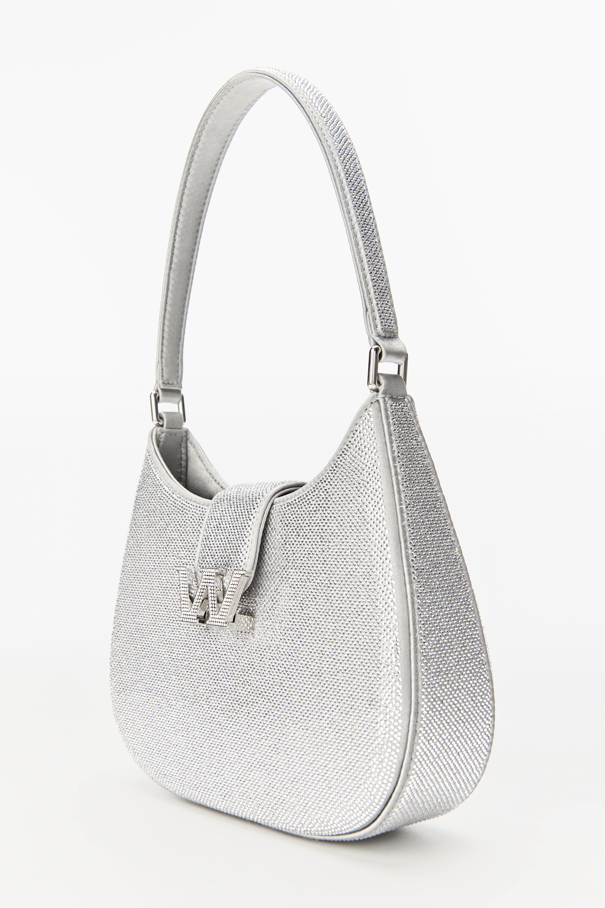 W LEGACY SMALL HOBO IN DIAMANTE SATIN - 2