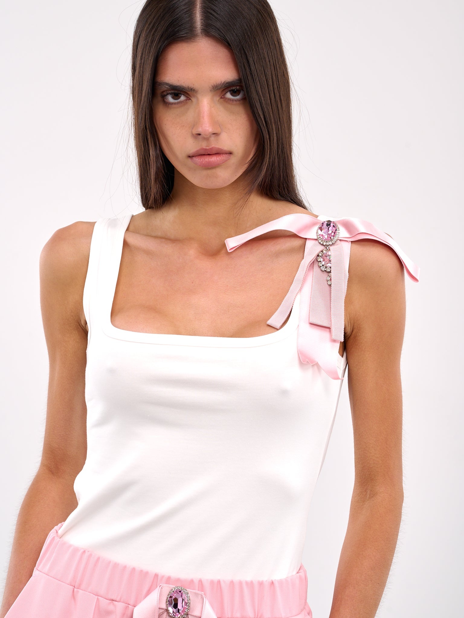 Crystal Bow Tank Top - 5