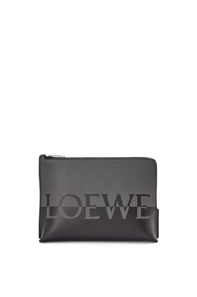 Signature L Zip Pouch in calfskin 1