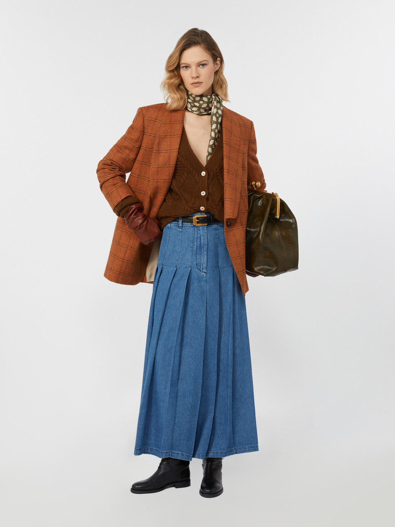WEEKEND Max Mara MINTEA Patterned wool blend blazer outlook