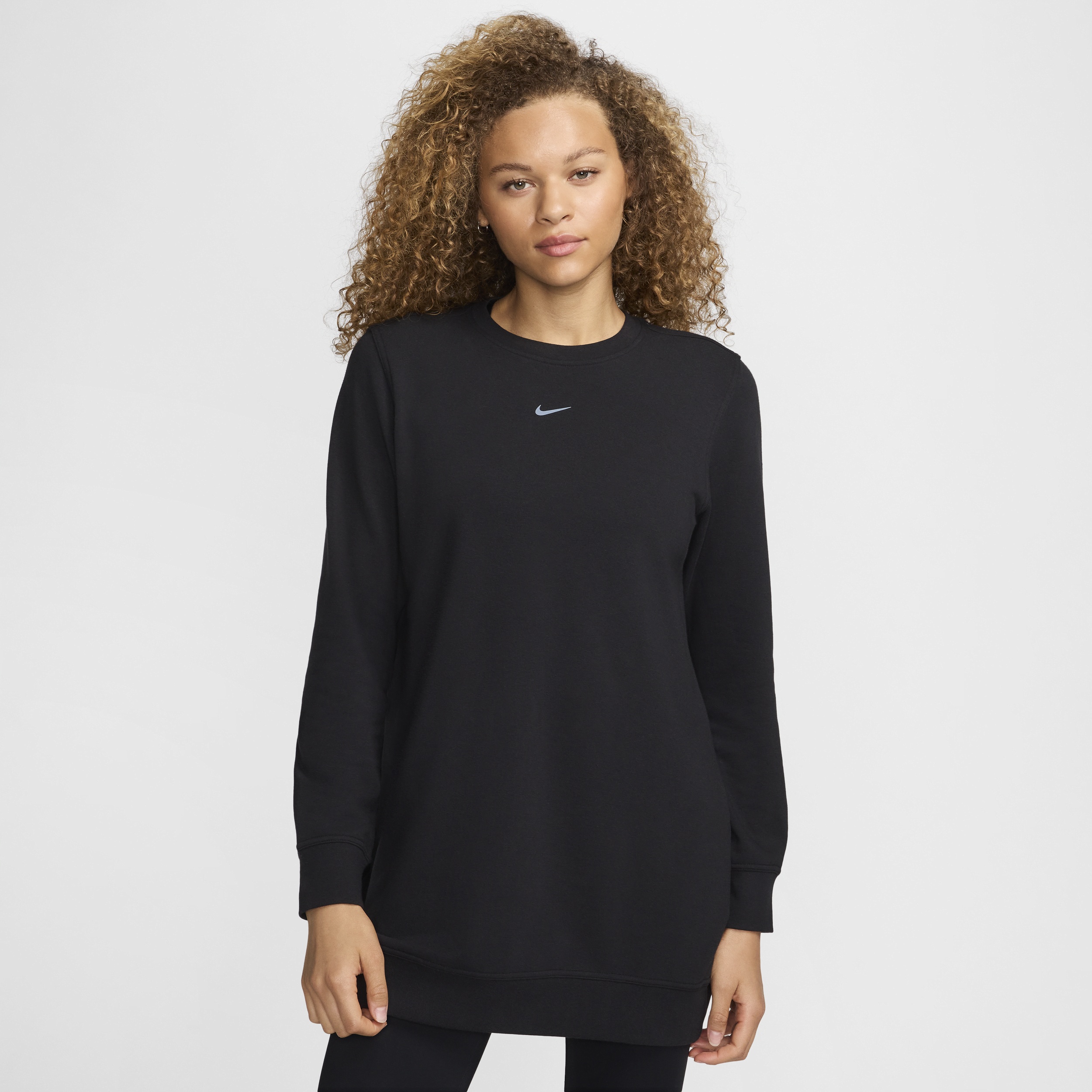 Nike Dri-FIT One Women's Crew-Neck French Terry Tunic - 1