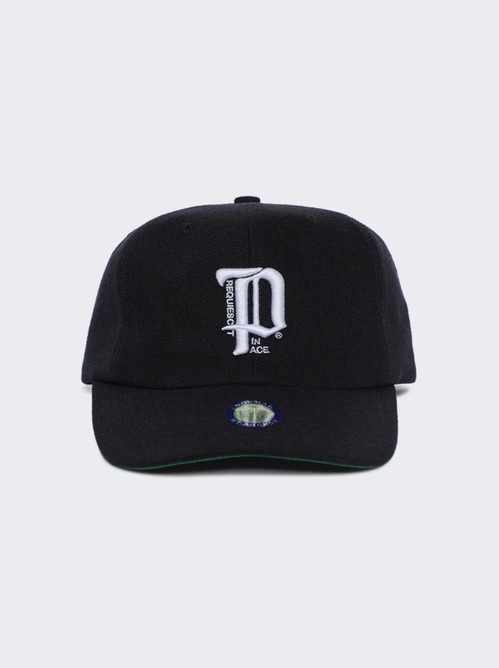 "p" Baseball Hat Dark Navy - 1