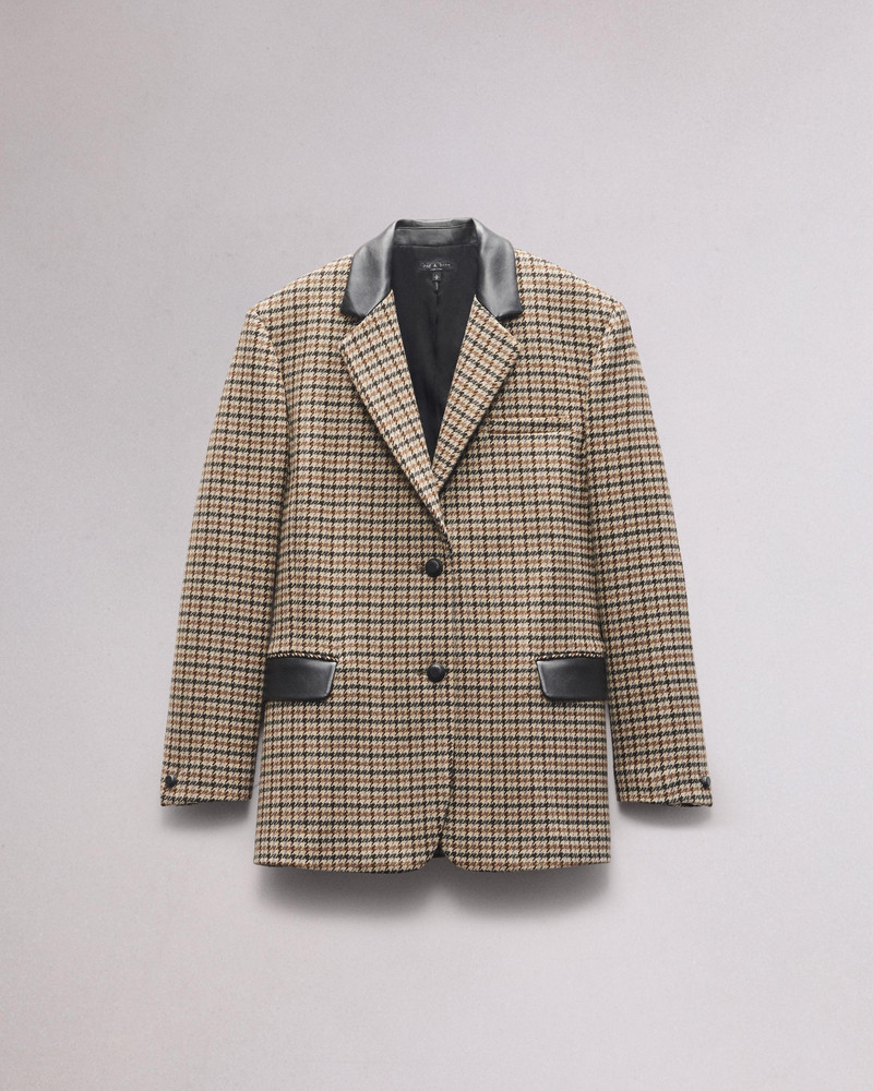 Lainey Houndstooth Blazer 1