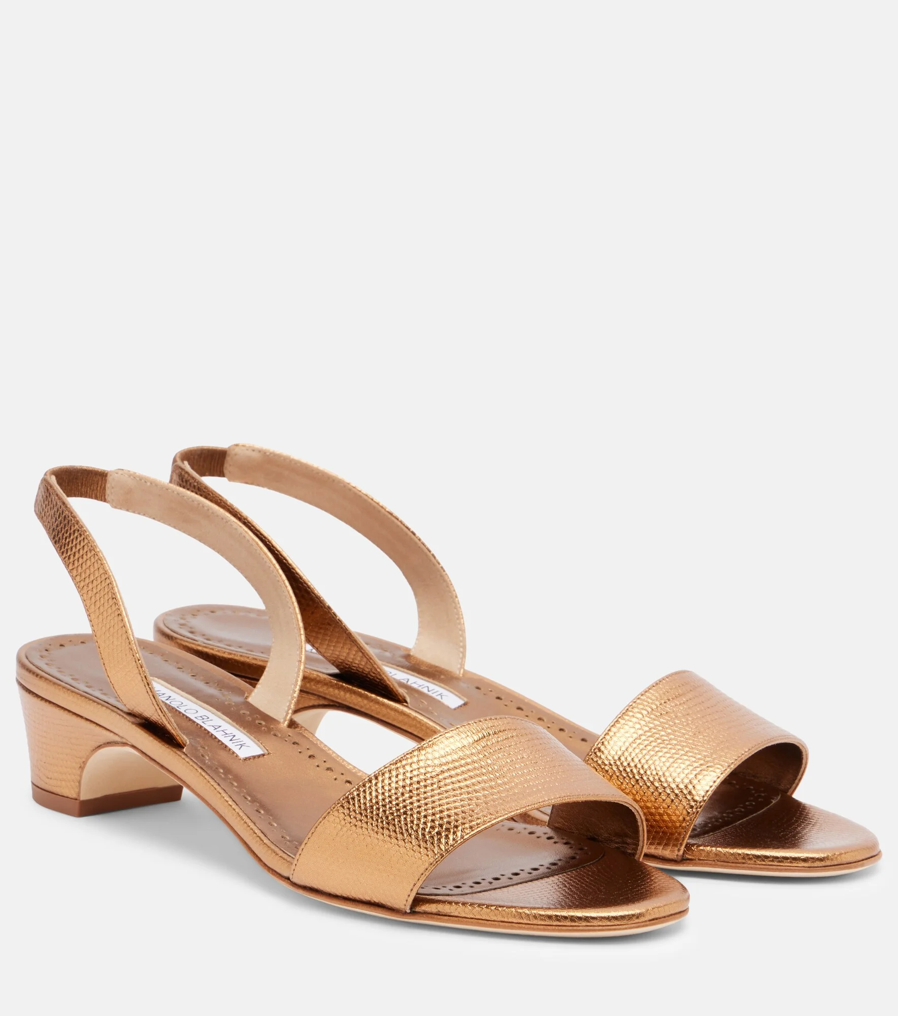 Patopia leather slingback sandals - 1