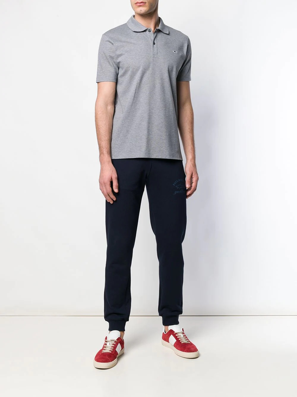embroidered logo polo shirt - 2