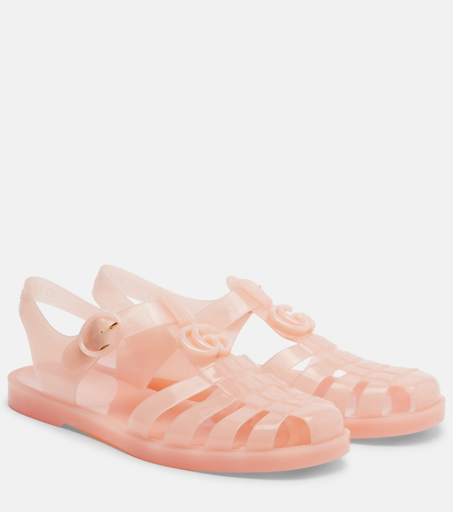 Glossy Double G fisherman sandals - 1