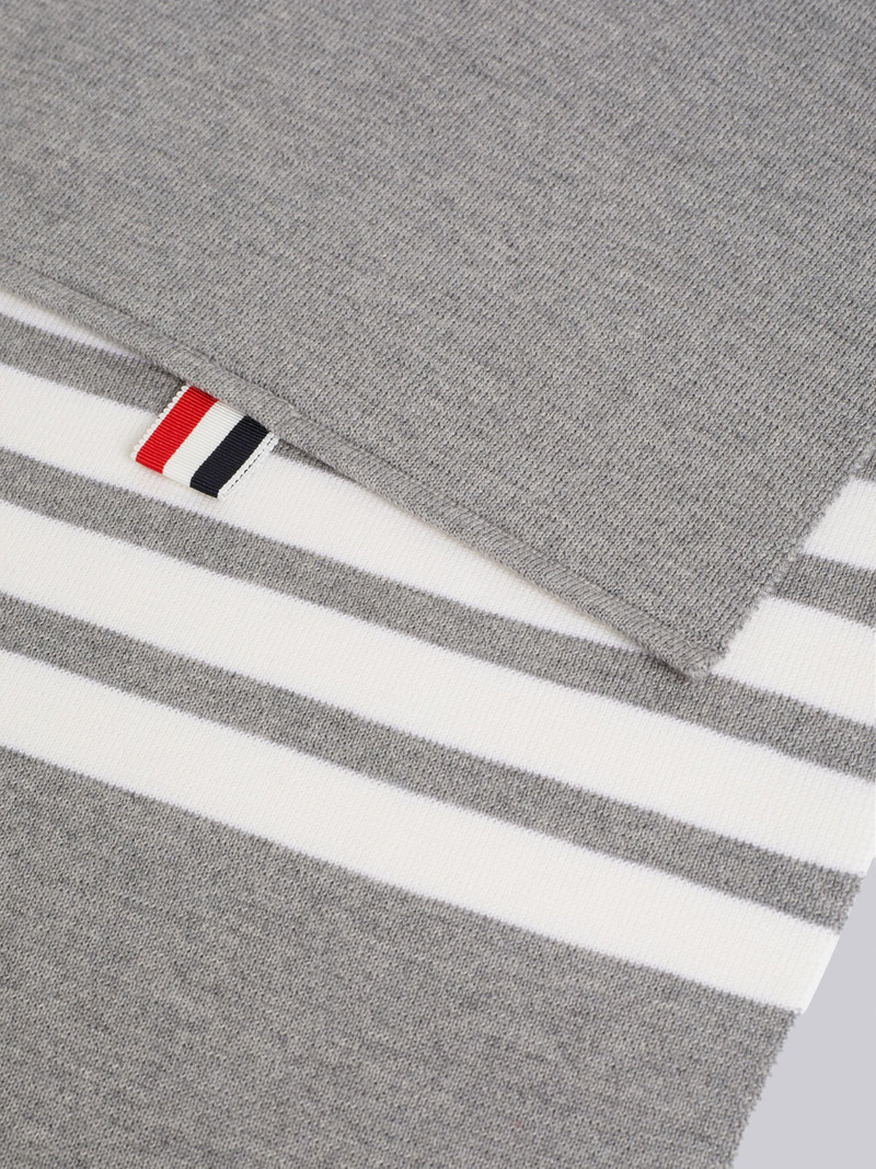 Thom Browne Milano Stitch Merino Scarf outlook