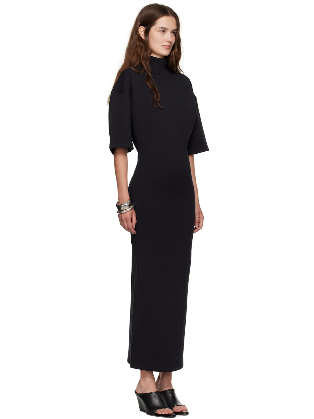Black 'The JPG' Jersey Maxi Dress - 2