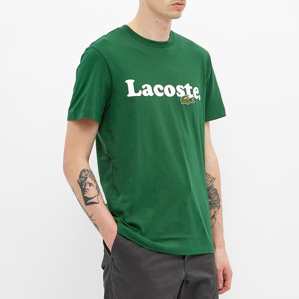 Lacoste Text Logo Tee - 4