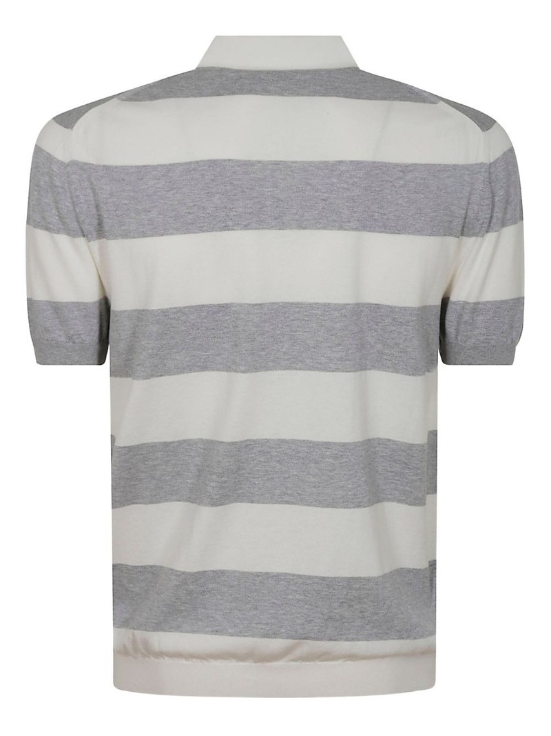 Paul & Shark striped-pattern short-sleeve polo shirt outlook