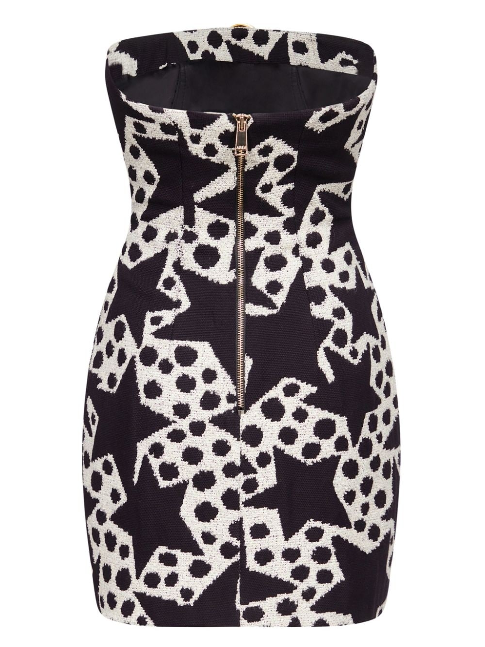 star-print jacquard minidress - 7
